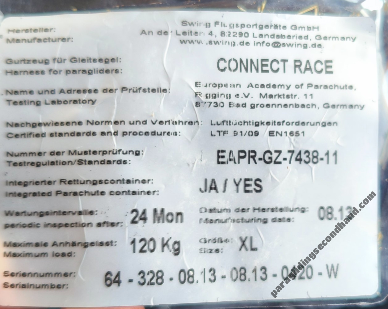 Swing Race connect, XL, 2013 - Image 2