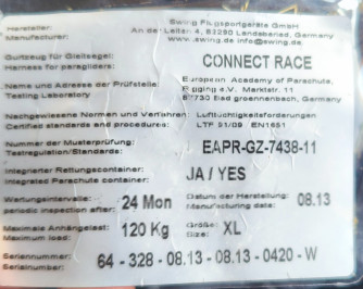 Swing Race connect, XL, 2013