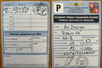 Air Design Ronin, 16, 2024, (65-110kg), 20h