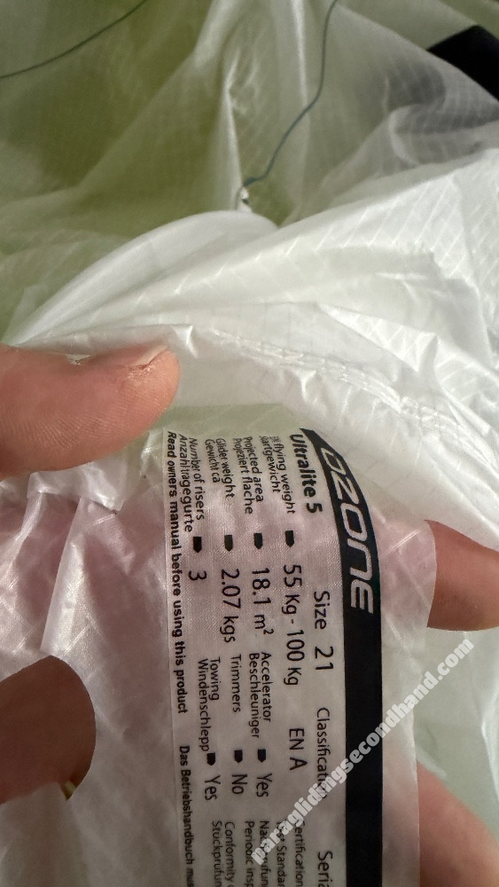 Ozone UL5, 21, 2026, (55-100kg), 2h - 图片 2