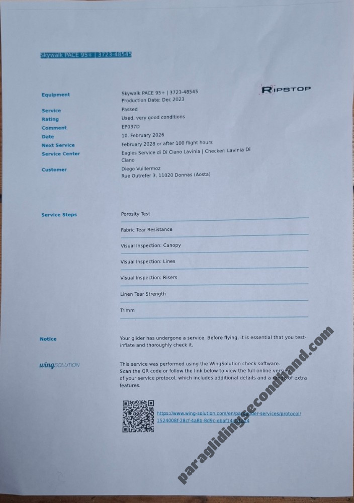 Skywalk Pace, 95, 2023, (70-110kg), 15h - Image 3