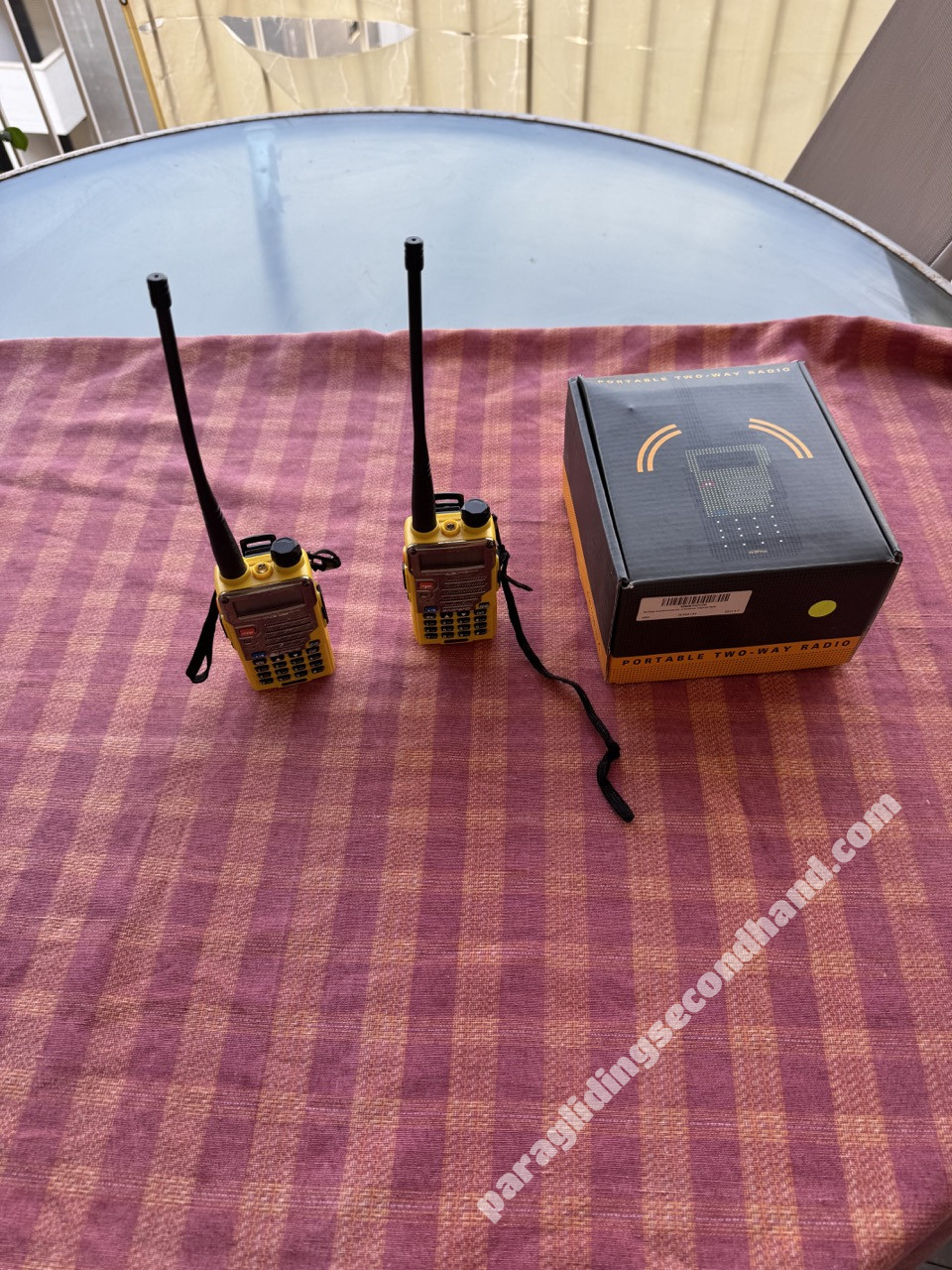2x Baofeng UV-5RTP Plus VHF UHF Dual Band Radio + Batterie + Caricatori - Immagine 3