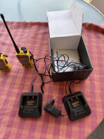 2x Baofeng UV-5RTP Plus VHF UHF Dual Band Radio + Batterie + Caricatori