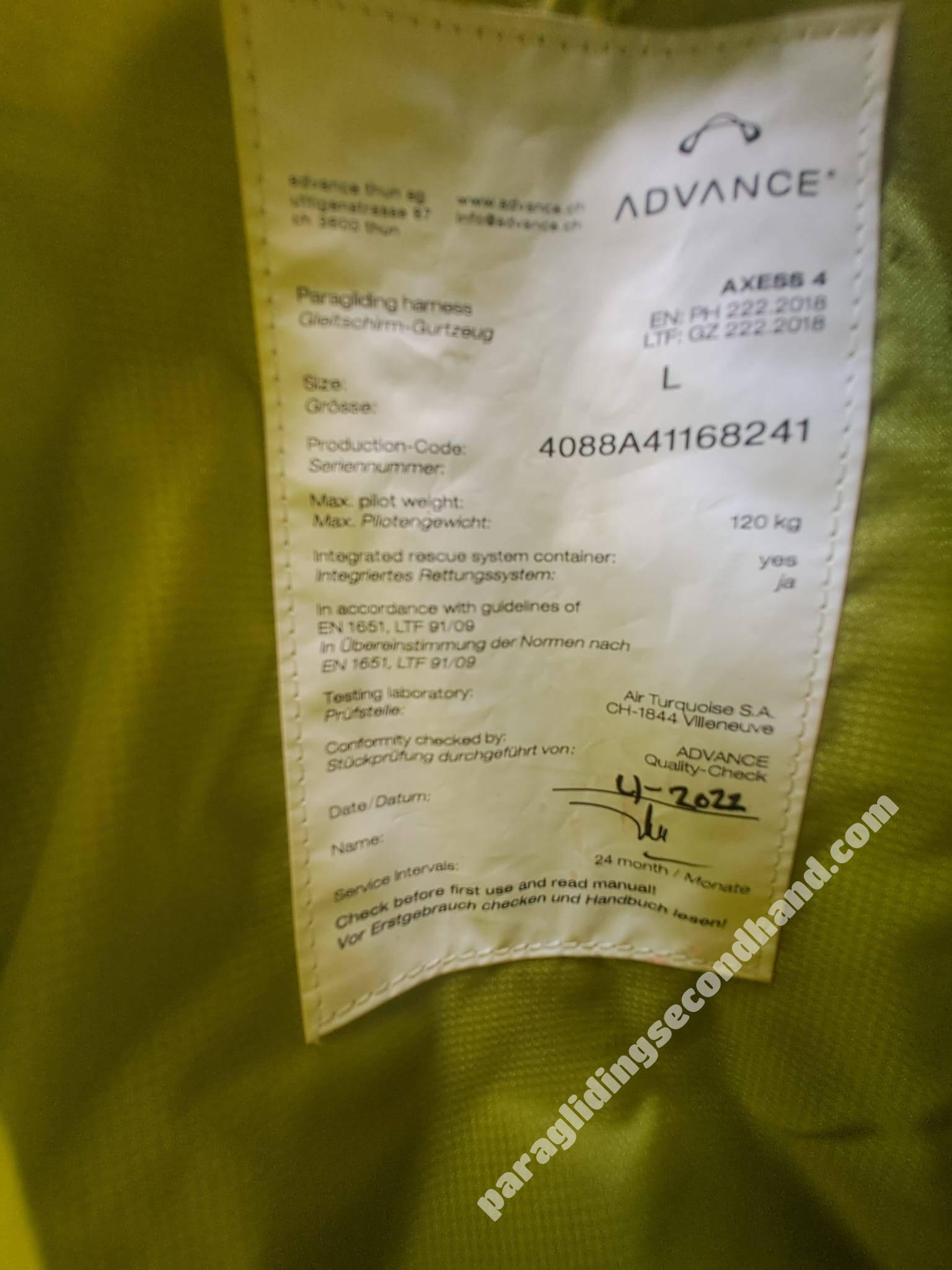 Advance Axess 4, L, 2022 - Image 5