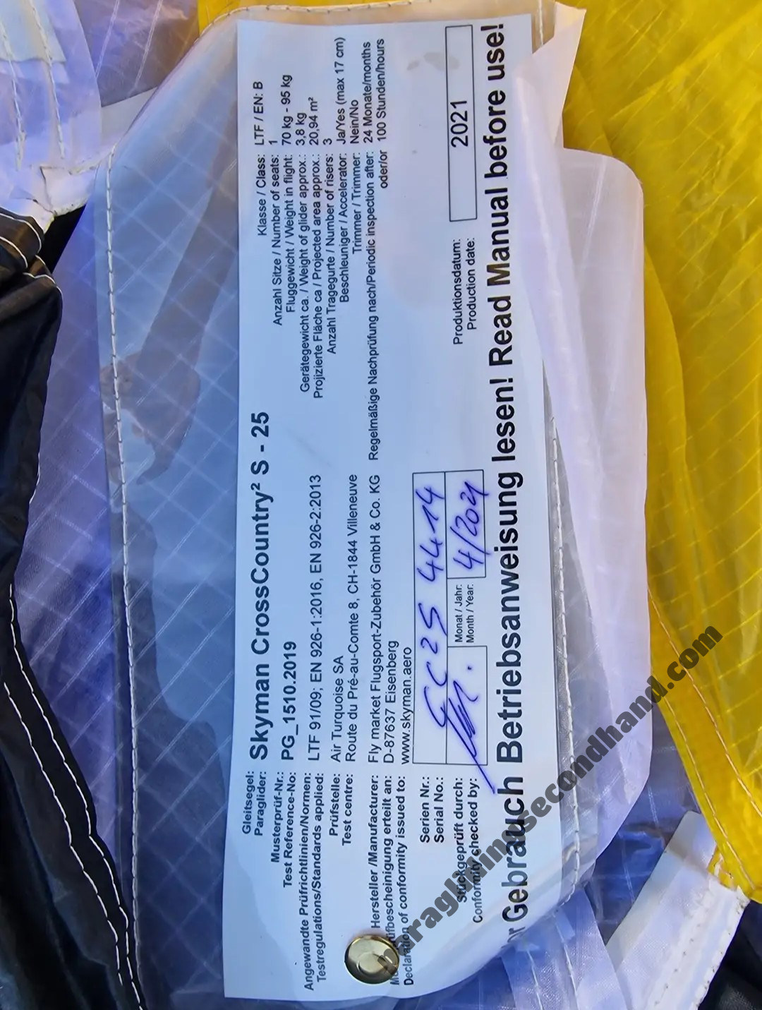 Skyman Cross country 2, S 25, 2021, (70-95kg), 3h - Obrázek 2