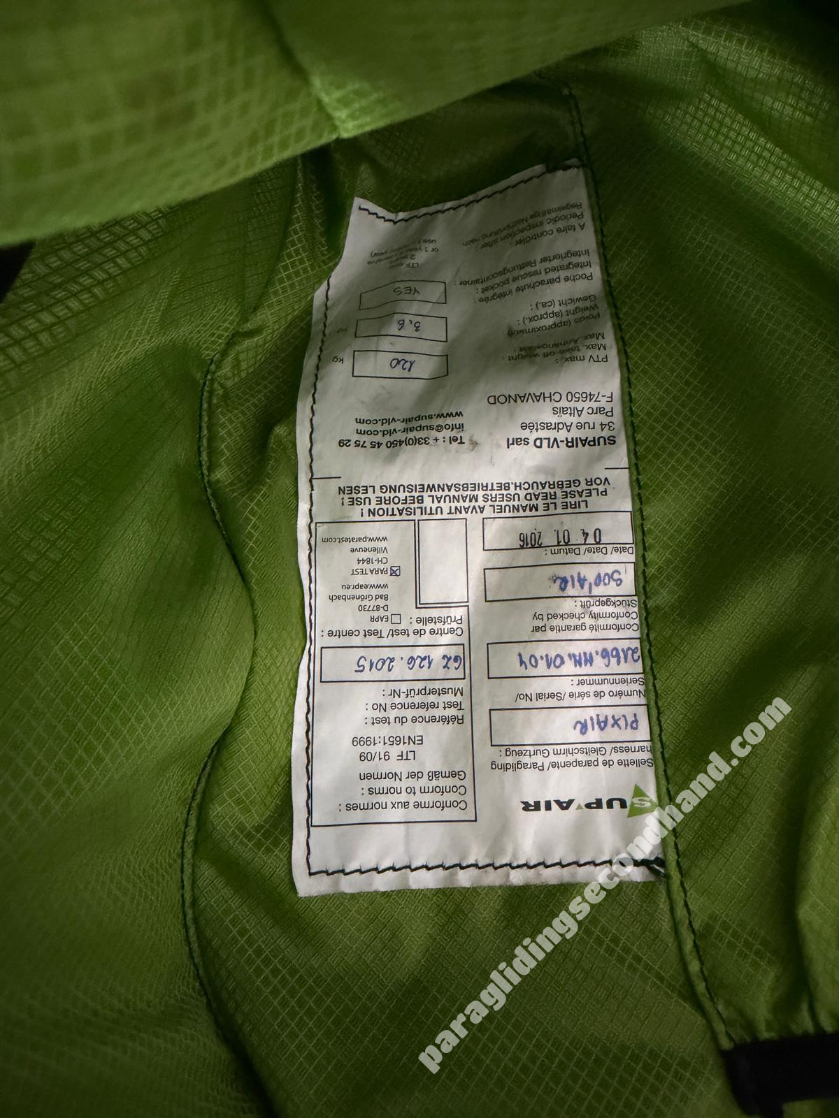 Supair Pix air, M, 2016 - Afbeelding 8