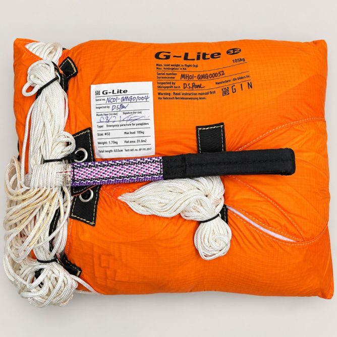 GIN G-Lite 32 Reserve Parachute – 2022 – Excellent Condition