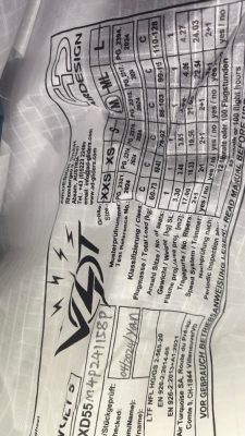 Air Design Volt 5, M, 2024, (88-103kg), 70h