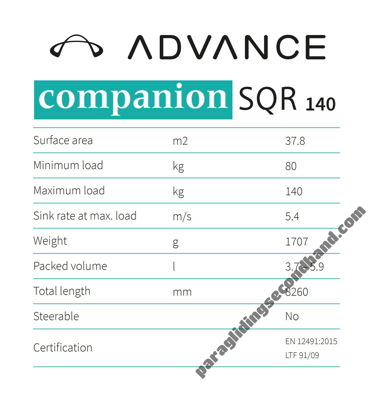 ADVANCE Companion SQR 140 - Image 2