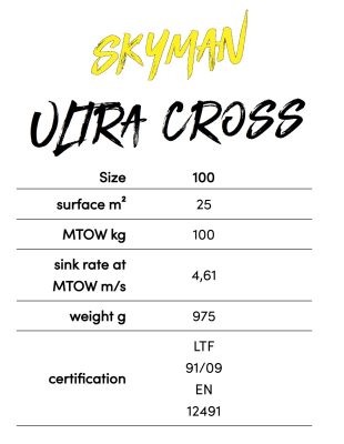 Independence Ultra Cross 100 + Skyman front container