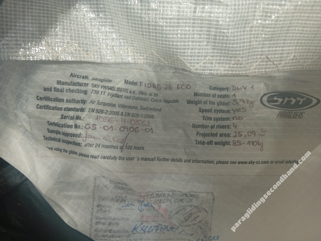 Sky Fides eco, 28, 2006, (85-110kg), 100h - 图片 6