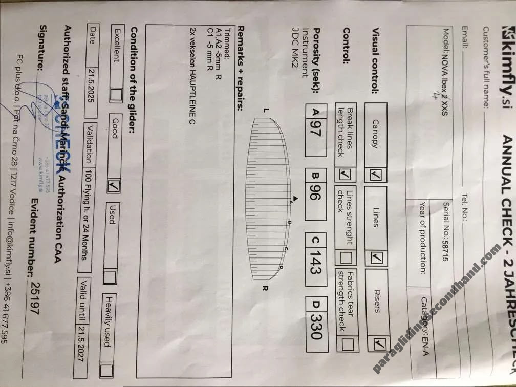Nova Ibex 4, XXS, 2019, (55-90kg), 20h - Bild 5