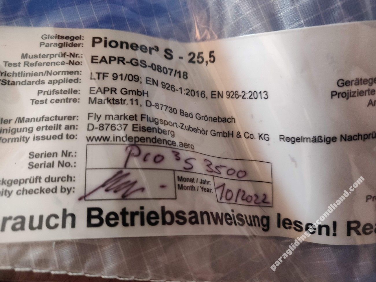 Independence Pioneer 3, S, 2022, (75-95kg), 12h - Slika 2