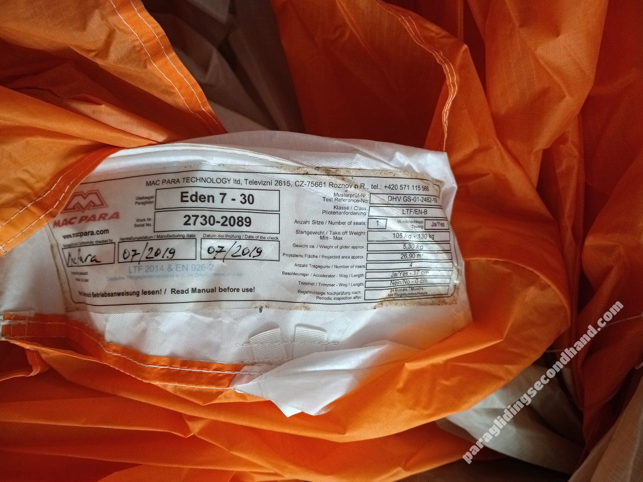 Mac Para Eden 7, 30, 2019, (105-130kg), 90h - Kuva 5