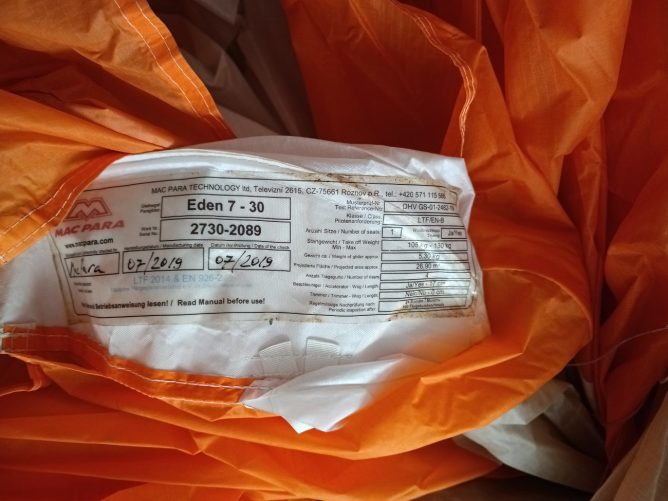Mac Para Eden 7, 30, 2019, (105-130kg), 90h