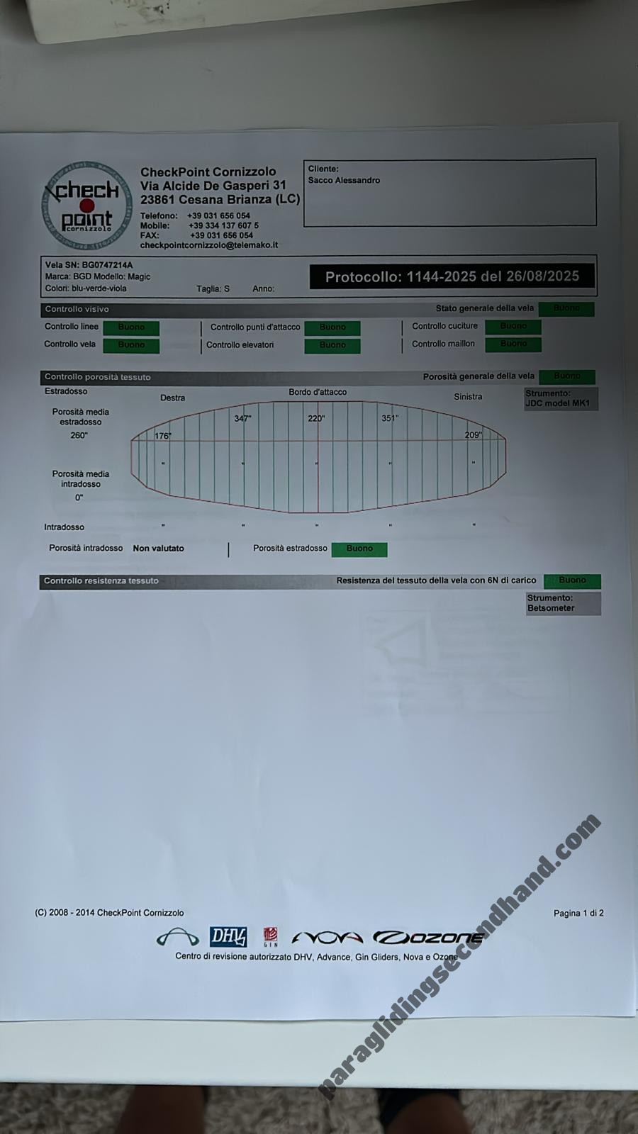 BGD Magic, S, 2020, (60-80kg), 60h