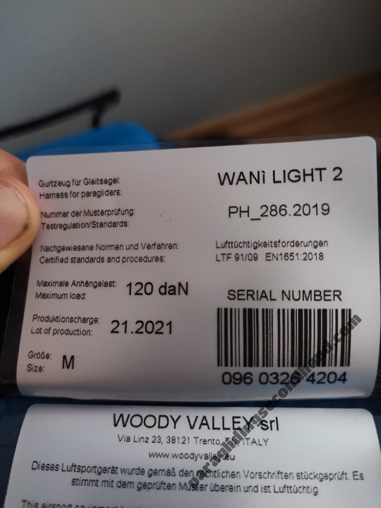 Woody Valley Wani Light 2, M, 2021