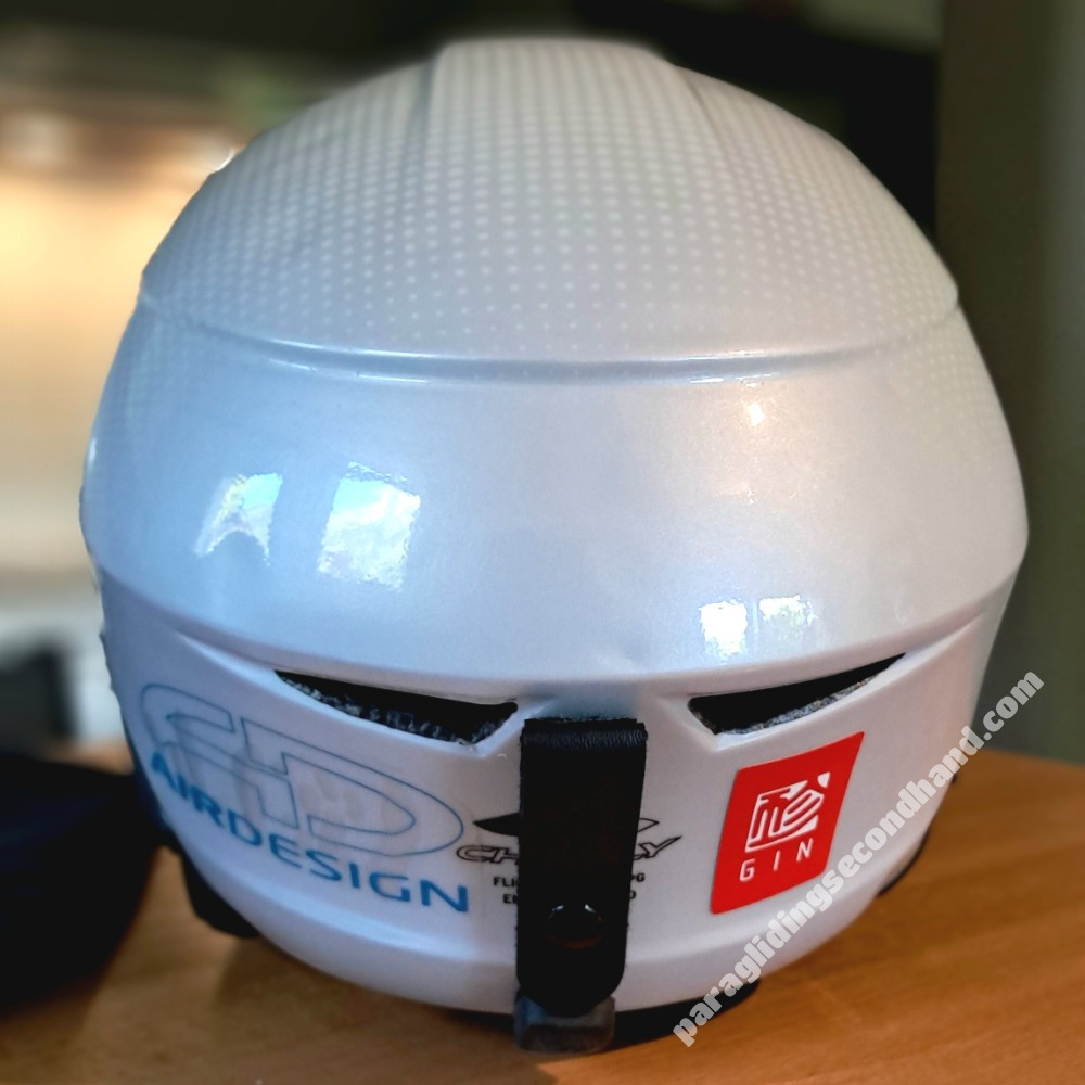 Charly Vitesse white-pearl M/L with visor + comms
