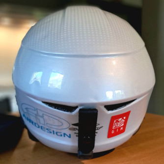 Charly Vitesse white-pearl M/L with visor + comms