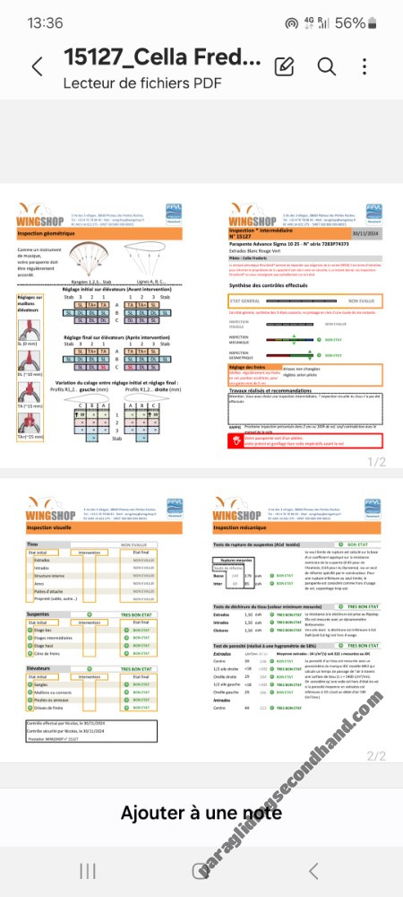 Advance Sigma 10, 25, 2018, (80-100kg), 280h
