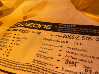 Ozone Rush 6, S, 2025, (65-85kg), 8h