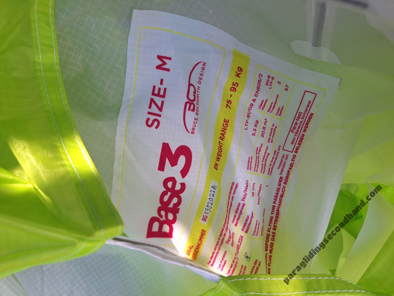 BGD Base 3, M, 2025, (75-95kg), 23h