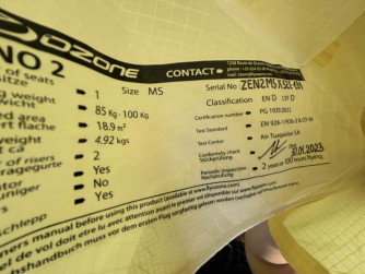 Ozone ZENO2, MS, 2023, (80-100kg), 50h