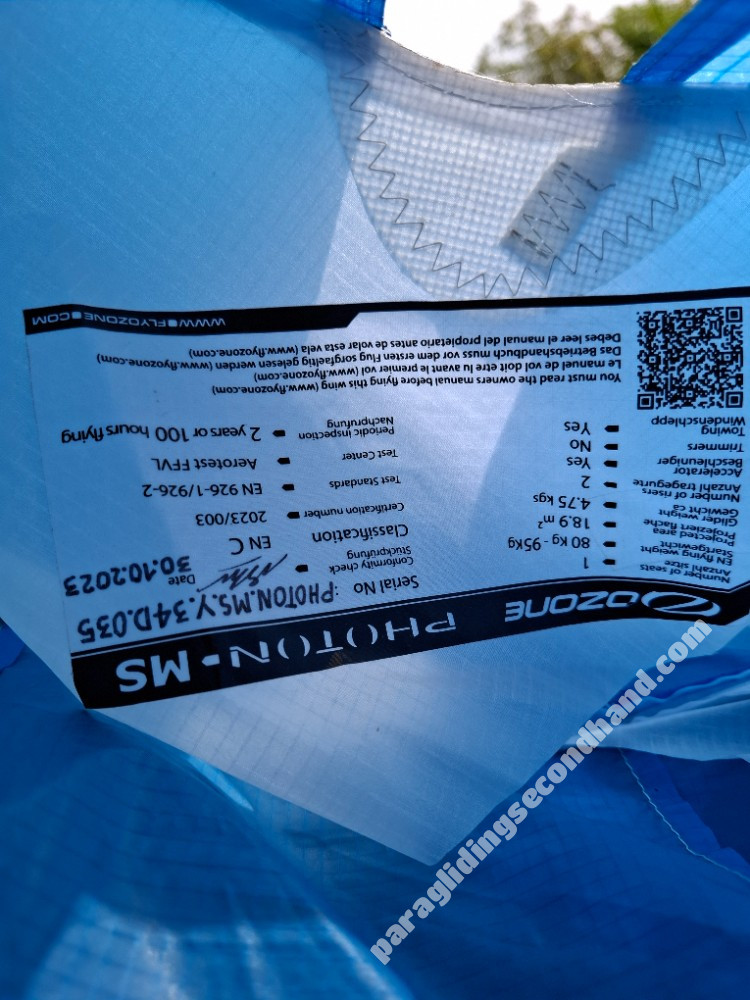 Ozone Photon, MS, 2023, (75-95kg), 180h