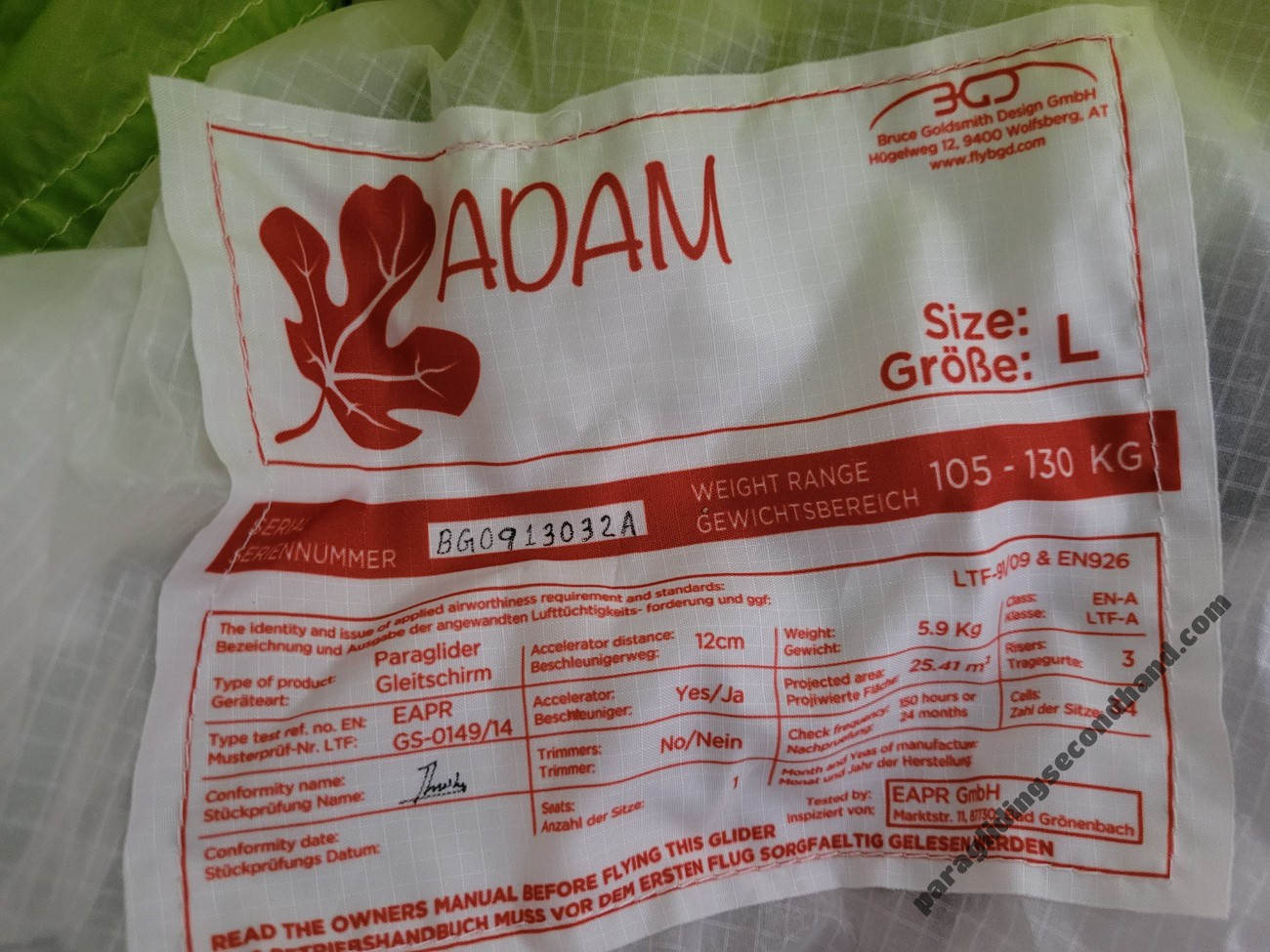 BGD Adam, L, 2022, (105-130kg), 5h