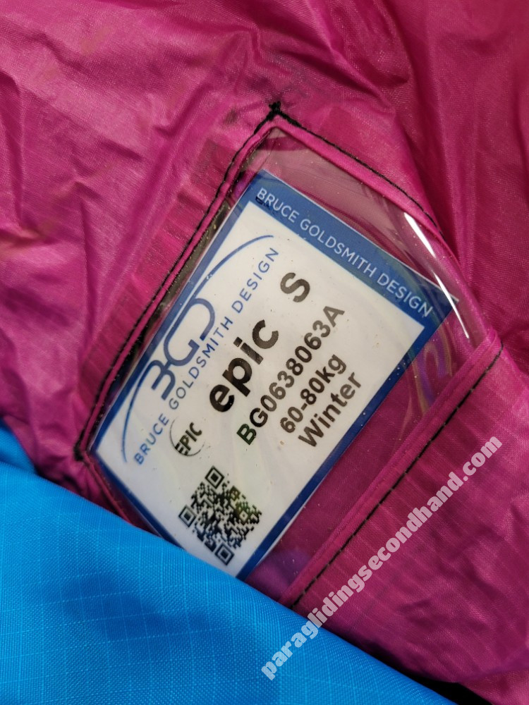 BGD Epic, S, 2020, (60-80kg), 55h