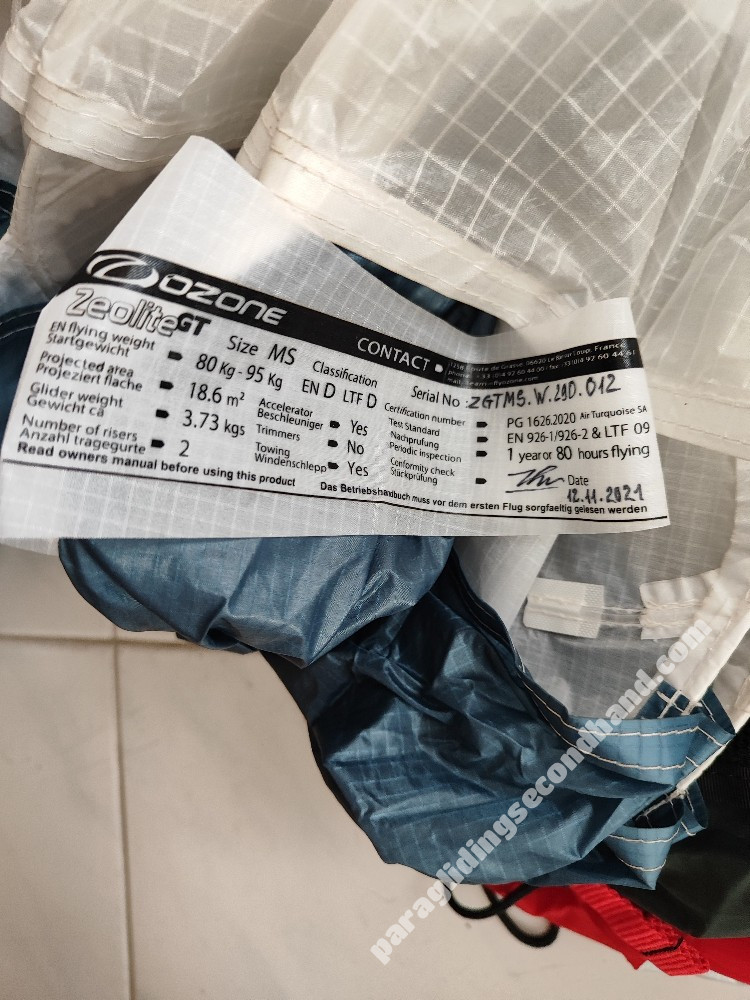 Ozone Zeolite GT, MS, 2021, (80-95kg), 140h