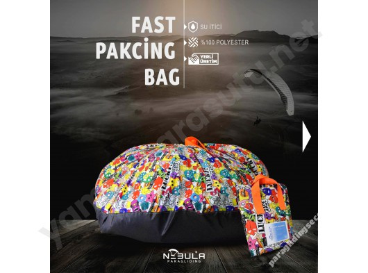 Patterned Fast Packing Bag