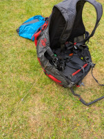 Full Kit: Icaro Gravis Large, Aix 3 harness (brand new), Reserve, Flymaster GPS Vario, helmet, speed bar, Stirrup, new bag
