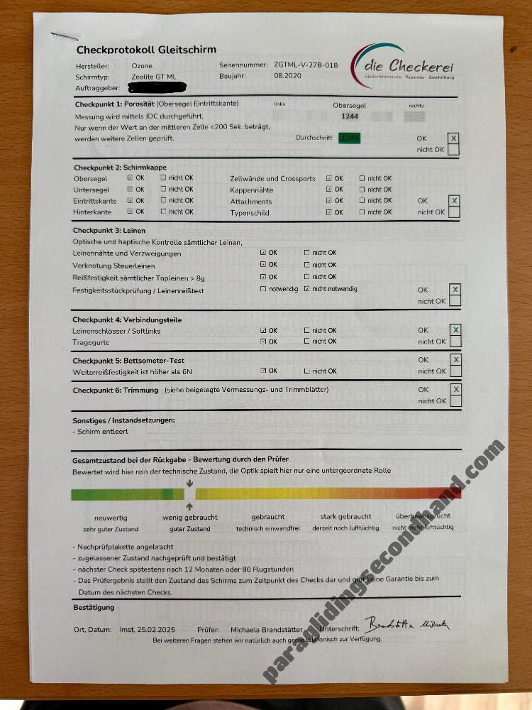 Ozone Zeolite GT, ML, 2020, (90-105kg), 40h