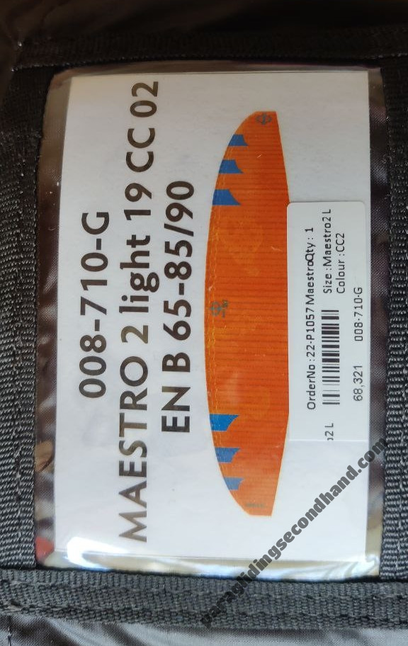 Phi Maestro 2 Light, 19, 2023, (65-90kg), 30h