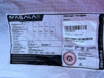 Skywalk Masala 3, S, 2018, (70-95kg), 25h