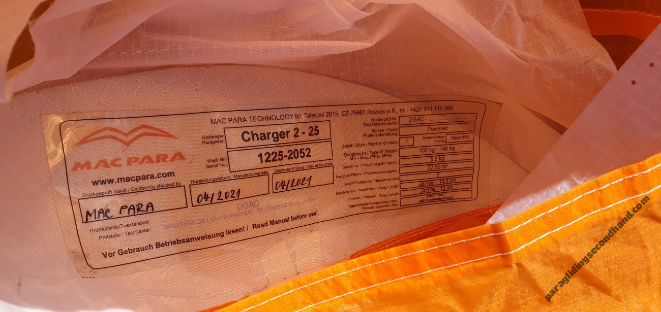 Mac Para Sharger 2, 25, 2021, (102-140kg), 50h