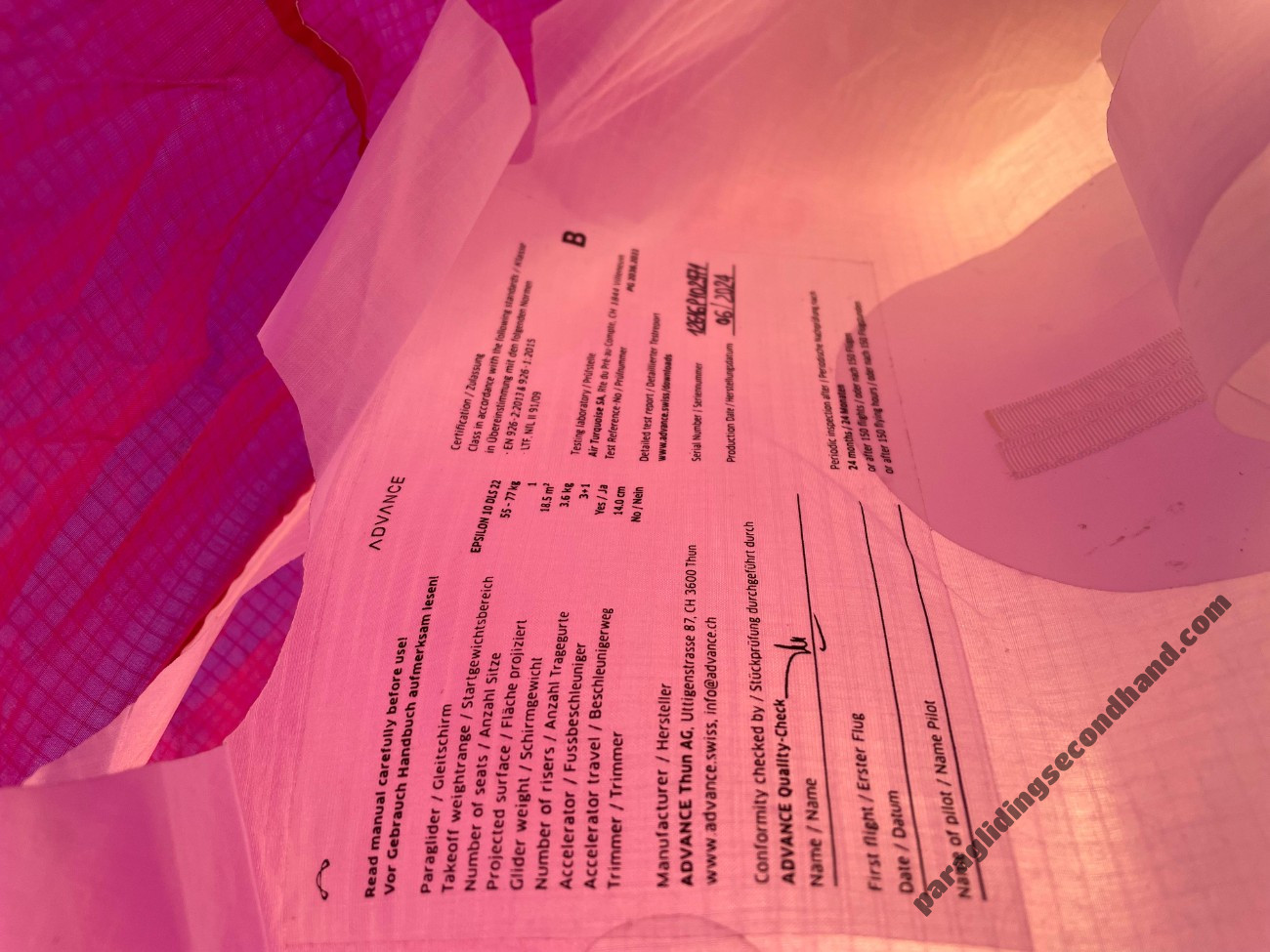 Advance Epsilon Dls, 22, 2024, (56-76kg), 35h