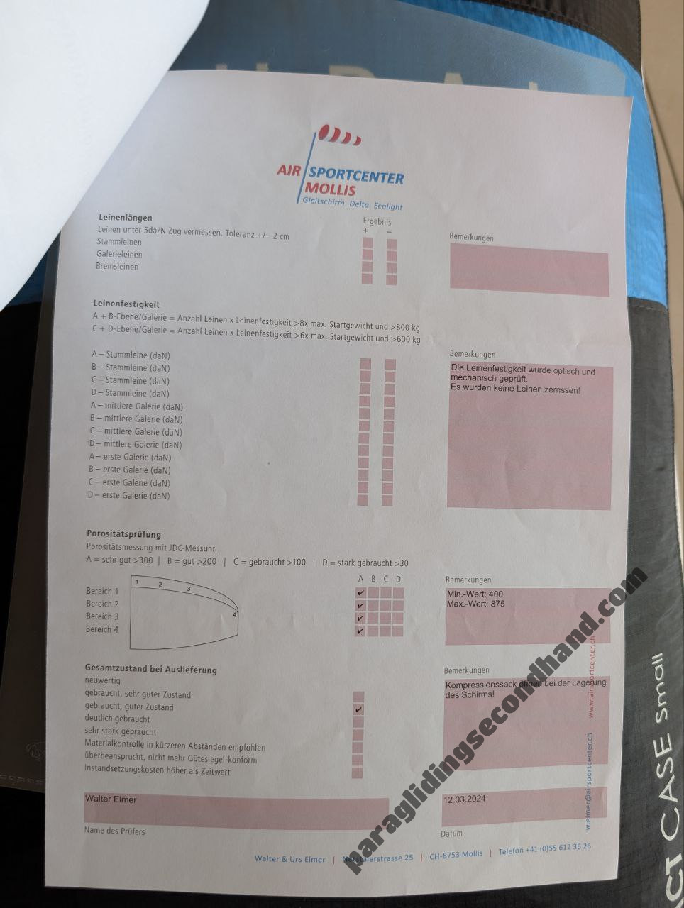 Supair Leaf 2 Light, XS, 2020, (55-75kg), 50h