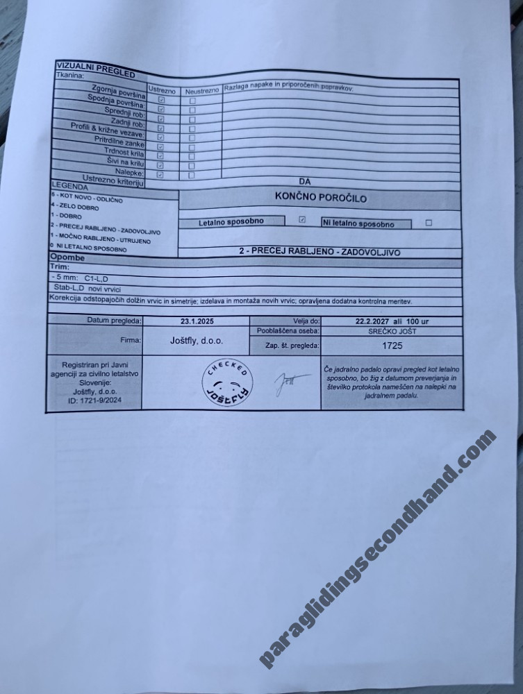 Niviuk artik 5, 26, 2018, (90-110kg), 200h