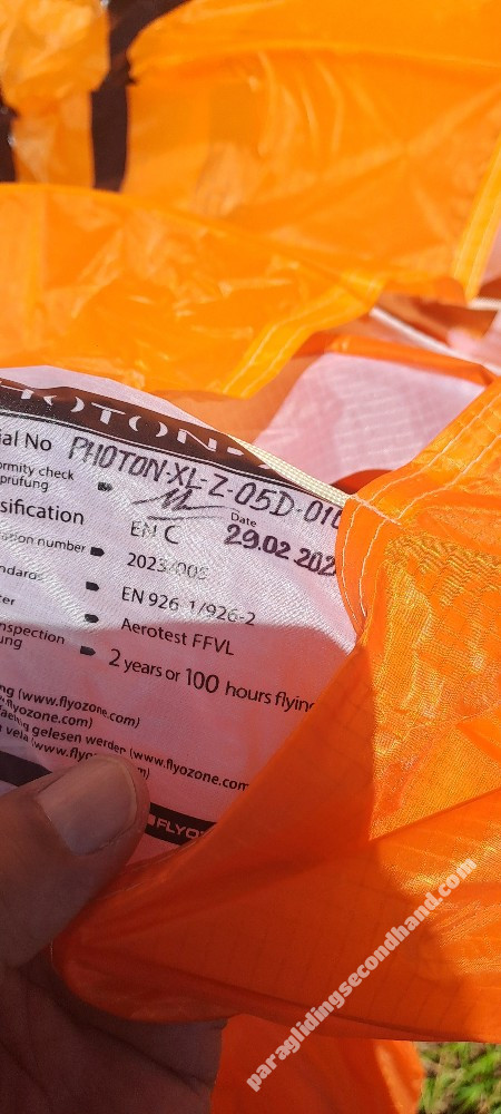 Ozone Photon, XL, 2024, (110-130kg), 15h