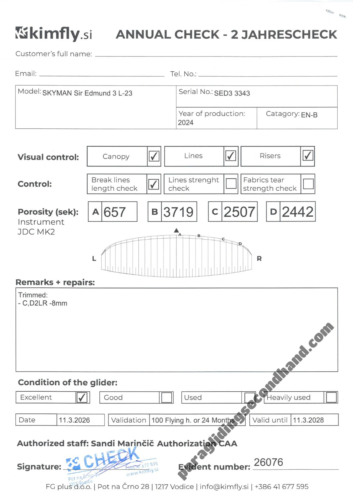 Skyman Sir Edmund 3, 23, 2023, (90-119kg), 25h - Изображение 2