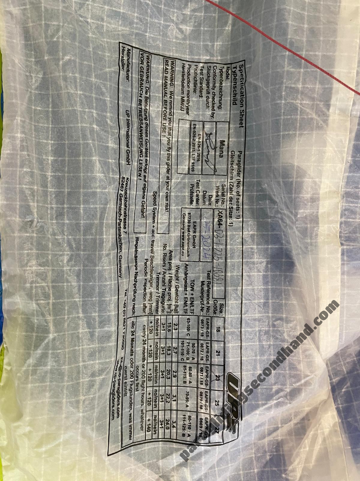 UP Mana, 23, 2024, (60-80kg), 25h