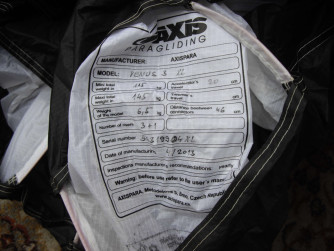 Axis Venus 3, XL, 2013, (115-145kg), 50h