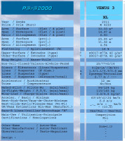 Axis Venus 3, XL, 2013, (115-145kg), 50h