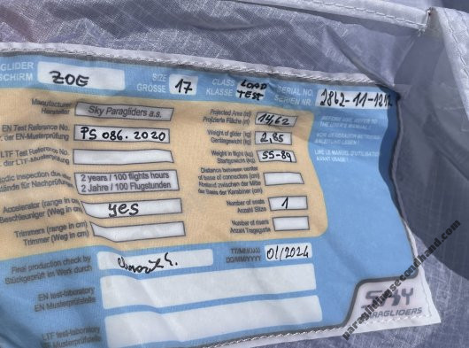 Sky 2024, 17m2, 2024, (55-90kg), 5h