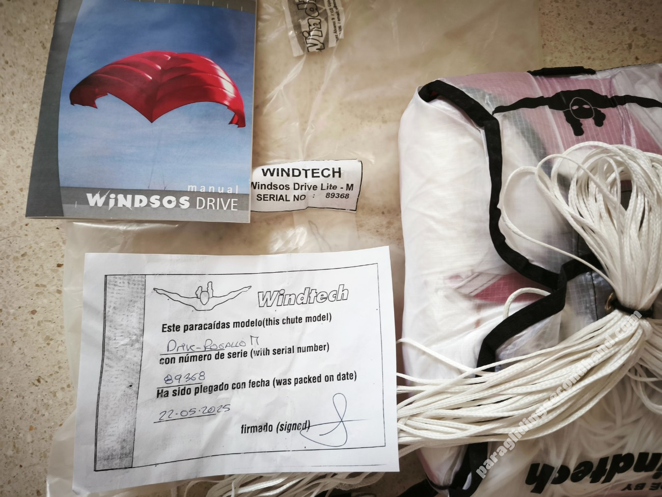 Paracaídas dirigible - WindSos Drive dirigible - Windtech