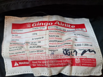 GIN Gliders Gingo Airlite 4, M, 2021