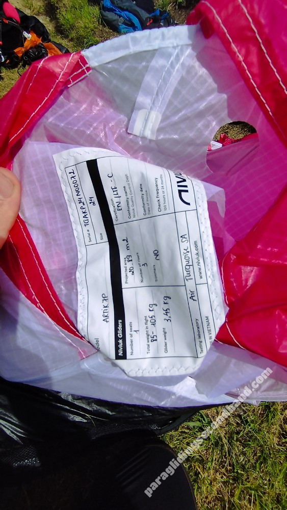 Niviuk Artik 7p, 24, 2025, (85-105kg), 25h