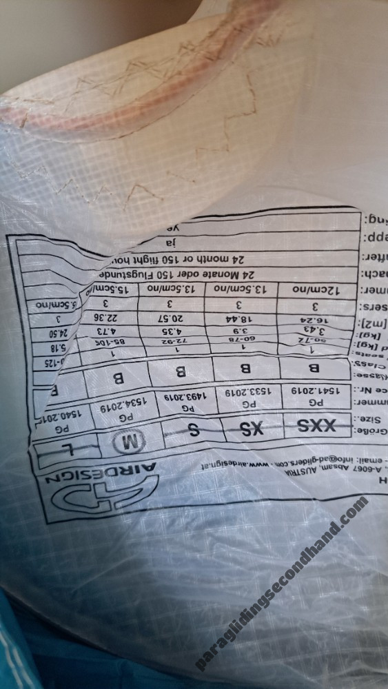 Air Design Vivo, M, 2021, (85-105kg), 3h